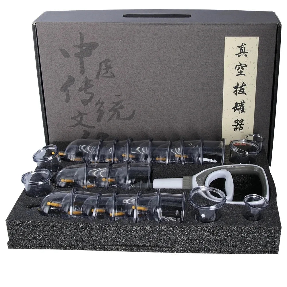 Cupping Therapy Set Vacuum Cupping Set Suction Cups Massage Chinese