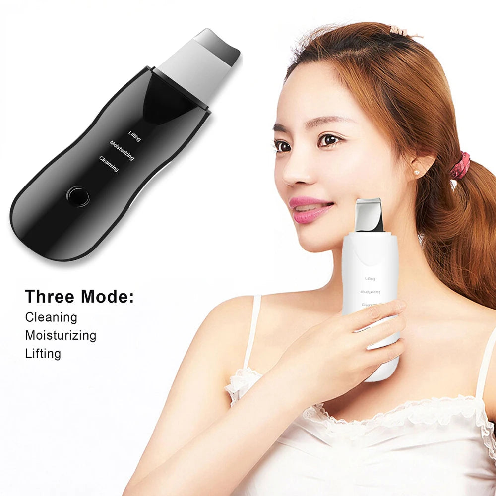 Vibration Face Skin Scrubber Blackhead Remover Facial Pore Cleaner