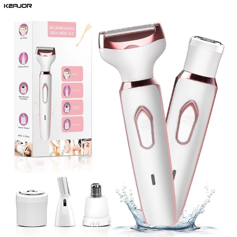 Electric Razor for Women Body Leg Bikini Hair Trimmer Painless