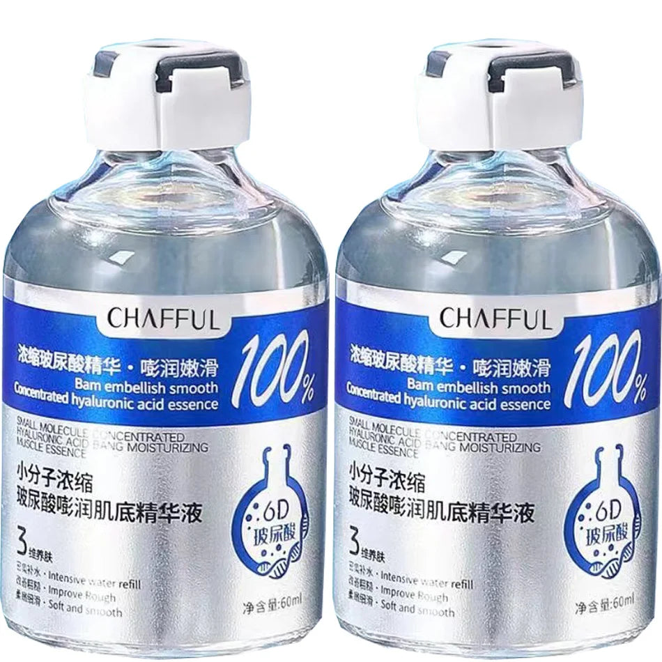 2pcs Hyaluronic Acid Facial Essence Deep Moisturizing Facial Skin Esse