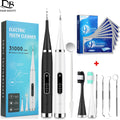 Electric Dental Scaler + 9D Teeth Whitening Strips Tooth Cleaner