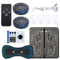 Electric Foot Massager Pad Electrostimulator Massage Mat EMS Muscle Ma