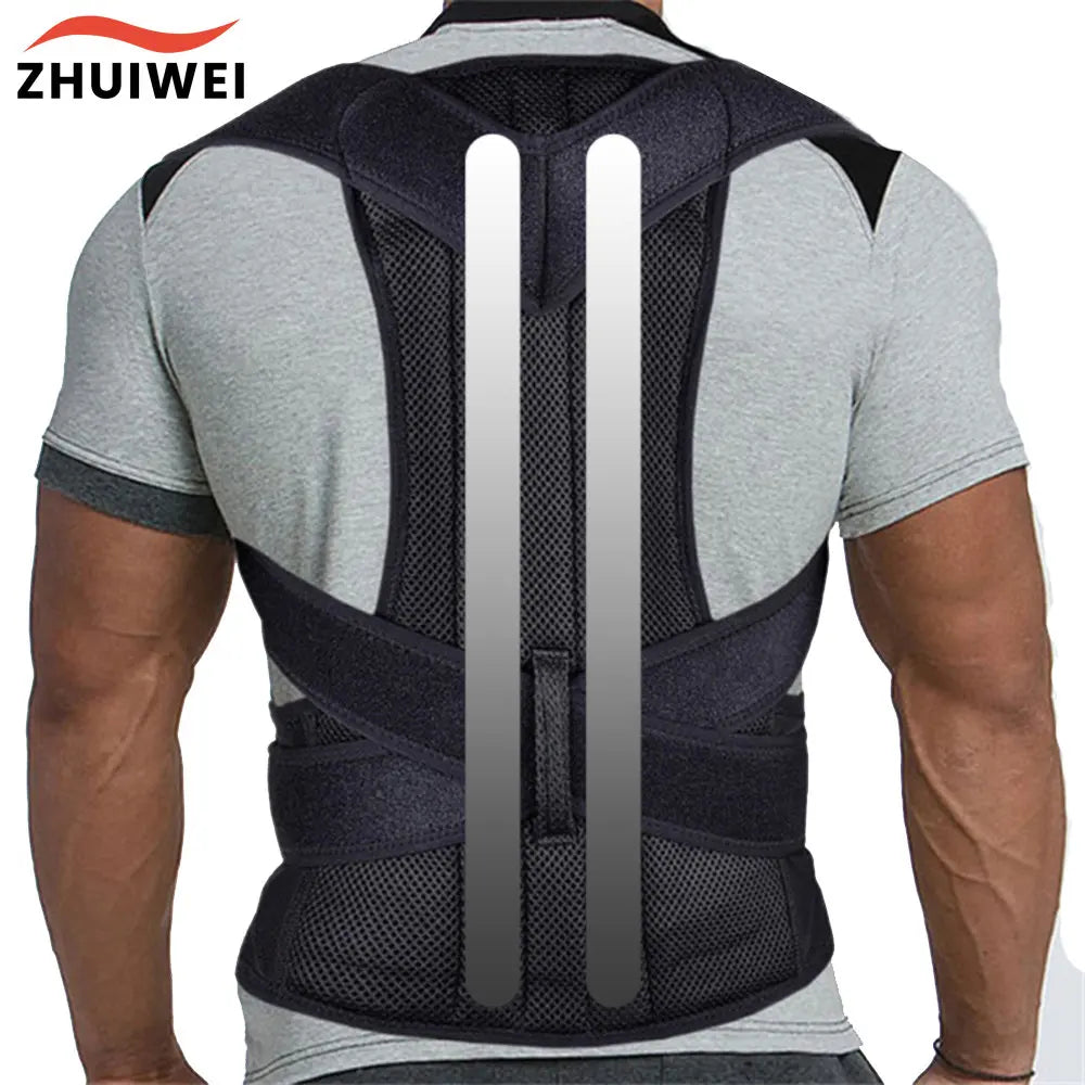 Adjustable Scoliosis Posture Corrector Corset Back Brace Lumbar Suppor