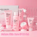 6pcs/Set Sakura Skin Care Sets Face Cream Serum Toner